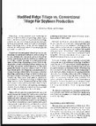 Research paper thumbnail of Modified Ridge Tillage vs. Conventional Tillage for Soybean Production