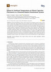 Research paper thumbnail of Impact of Ambient Temperature on Shunt Capacitor Placement in a Distorted Radial Distribution System