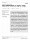 Research paper thumbnail of A novel method to determine linac mechanical isocenter position and size and examples of specific QA applications