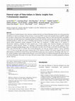 Research paper thumbnail of Paternal origin of Paleo-Indians in Siberia: insights from Y-chromosome sequences