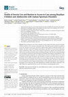 Research paper thumbnail of Profile of Service Use and Barriers to Access to Care among Brazilian Children and Adolescents with Autism Spectrum Disorders