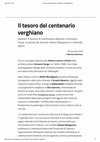 Research paper thumbnail of Martina Seminara, Il tesoro del centenario verghiano Unict Magazine 181223