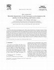 Research paper thumbnail of Microbial characteristics of soils from graves: an investigation at the interface of soil microbiology and forensic science