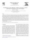 Research paper thumbnail of Consideration of some taphonomic variables of relevance to forensic palynological investigation in the United Kingdom