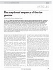 Research paper thumbnail of The map-based sequence of the rice genome