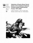 Research paper thumbnail of Histories of Puerto Rican parrot nests in the Caribbean National Forest/Luquillo Experimental Forest, 1973-2000