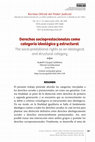 Research paper thumbnail of Derechos socioprestacionales como categoría ideológica y estructural