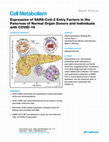 Research paper thumbnail of Expression of SARS-CoV-2 Entry Factors in the Pancreas of Normal Organ Donors and Individuals with COVID-19