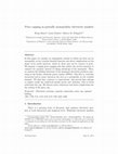 Research paper thumbnail of Price capping in partially monopolistic electricity markets