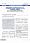 Research paper thumbnail of Expression of Chemosensory Protein (CSP) Structures in Pediculus humanis corporis and Acinetobacter baumannii