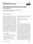 Research paper thumbnail of Immunomodulatory effects of Moringa oleifera leaves aqueous extract in sheep naturally co-infected with Fasciola gigantica and Clostridium novyi