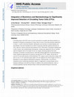 Research paper thumbnail of Integration of biomimicry and nanotechnology for significantly improved detection of circulating tumor cells (CTCs)