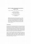 Research paper thumbnail of AES-CS: Adaptive Educational System based on Cognitive Styles