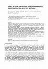 Research paper thumbnail of Silica Scaling on Reverse Osmosis Membranes - Investigation and New Test Methods