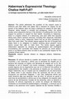 Research paper thumbnail of Habermas's Expressivist Theology: Chalice Half-Full? La teología expresivista de Habermas: ¿el cáliz medio lleno?