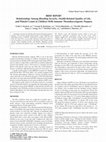 Research paper thumbnail of Relationships among bleeding severity, health-related quality of life, and platelet count in children with immune thrombocytopenic purpura