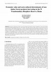 Research paper thumbnail of Economic value and socio-cultural determinants of non-timber forest products harvesting in the W Transboundary Biosphere Reserve, Benin / Valor econômico e determinantes socioculturais dos produtos florestais não madeireiros na Reserva Transnacional W da Biosfera, Benim