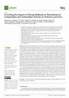 Research paper thumbnail of Unveiling the Impact of Drying Methods on Phytochemical Composition and Antioxidant Activity of Anthemis palestina