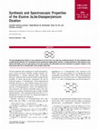 Research paper thumbnail of Synthesis and Spectroscopic Properties of the Elusive 3a,9a-Diazaperylenium Dication