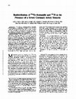 Research paper thumbnail of Redistribution of 99mTc-sestamibi and 201Tl in the presence of a severe coronary artery stenosis