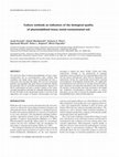 Research paper thumbnail of Culture methods as indicators of the biological quality of phytostabilized heavy metal-contaminated soil