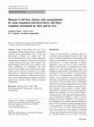 Research paper thumbnail of Human T-cell line (Jurkat cell) encapsulation by nano-organized polyelectrolytes and their response assessment in vitro and in vivo