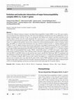 Research paper thumbnail of Evolution and molecular interactions of major histocompatibility complex (MHC)-G, -E and -F genes