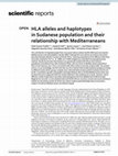 Research paper thumbnail of HLA alleles and haplotypes in Sudanese population and their relationship with Mediterraneans