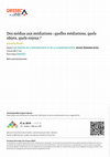 Research paper thumbnail of Des médias aux médiations : quelles médiations, quels objets, quels enjeux ?