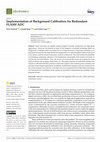 Research paper thumbnail of Implementation of Background Calibration for Redundant FLASH ADC