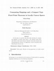 Research paper thumbnail of Commuting mappings and α-compact type fixed point theorems in locally convex spaces