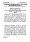 Research paper thumbnail of Determination of Appropriate Technique on Crystallization and Fractionation of Coconut Oil