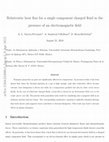 Research paper thumbnail of Relativistic Heat Flux for a Single Component Charged Fluid in the Presence of an Electromagnetic Field