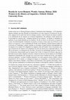 Research paper thumbnail of Reseña de Ayres-Bennett, Wendy; Sanson, Helena. 2020. Women in the History of Linguistics. Oxford: Oxford University Press