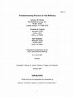 Research paper thumbnail of Troubleshooting Practice in the Refinery