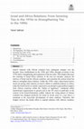 Research paper thumbnail of Israel and Africa Relations: From Severing Ties in the 1970s to Strengthening Ties in the 1990s