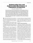 Research paper thumbnail of Antimicrobial Use and Antimicrobial Resistance: A Population Perspective