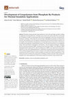 Research paper thumbnail of Development of Geopolymers from Phosphate By-Products for Thermal Insulation Applications