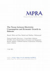 Research paper thumbnail of The nexus between electricity consumption and economic growth in Bahrain