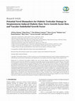 Research paper thumbnail of Potential Novel Biomarkers for Diabetic Testicular Damage in Streptozotocin-Induced Diabetic Rats: Nerve Growth Factor Beta and Vascular Endothelial Growth Factor