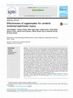 Research paper thumbnail of Effectiveness of sugammadex for cerebral ischemia/reperfusion injury