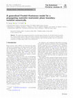 Research paper thumbnail of A generalized Frenkel–Kontorova model for a propagating austenite–martensite phase boundary: revisited numerically