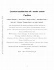 Research paper thumbnail of Quantum equilibration of a model system Porphine