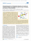 Research paper thumbnail of Dehydrohalogenation and Dehydration Reactions of i-C3H7Br and i-C3H7OH by Sodium Ions Studied by Guided Ion Beam Techniques and Quantum Chemical Methods