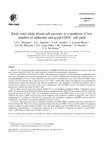 Research paper thumbnail of Early total white blood cell recovery is a predictor of low number of apheresis and good CD34+ cell yield