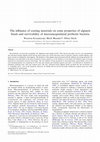 Research paper thumbnail of The influence of coating materials on some properties of alginate beads and survivability of microencapsulated probiotic bacteria