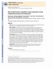 Research paper thumbnail of Role of high-fat diet in regulation of gene expression of drug metabolizing enzymes and transporters