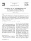 Research paper thumbnail of Factors affecting fluid milk purchasing sources in Turkey