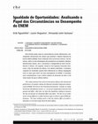 Research paper thumbnail of Igualdade de Oportunidades: Analisando o Papel das Circunstâncias no Desempenho do ENEM