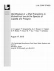 Research paper thumbnail of Identification of L-Shell Transitions in M-shell Iron Ions in the Spectra of Capella and Procyon